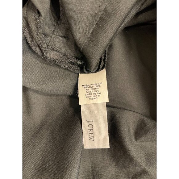 J.Crew Black Sleeveless Women's Midi Dress Size 0 Back Tie V-Neck NWOT - Picture 6 of 7